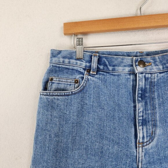 Ralph Lauren Jeans Womens 10 Blue LRL Cropped Medium Wash Mid Rise Capris Casual - Picture 2 of 12